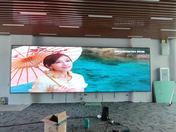 祁县P1.53led小间距屏安装案例